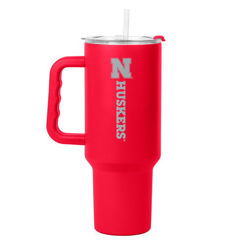 Nebraska Huskers 40oz Travel Tumbler - NEBRASKA
