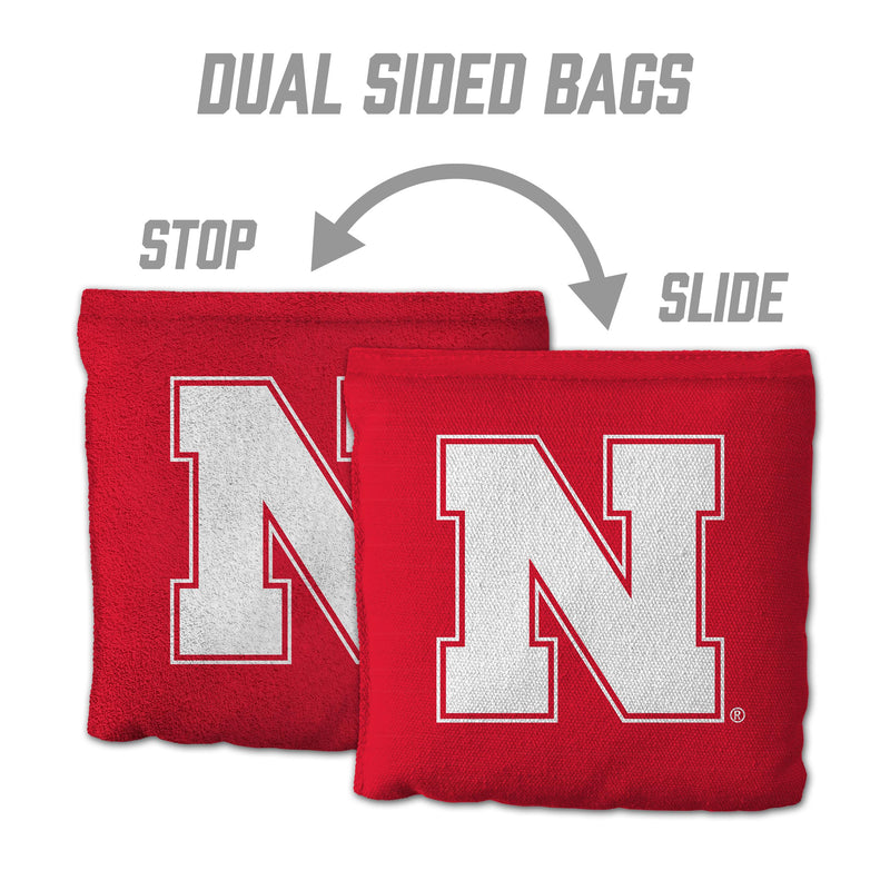 Nebraska Huskers 8-Pack Cornhole Bags - NEBRASKA