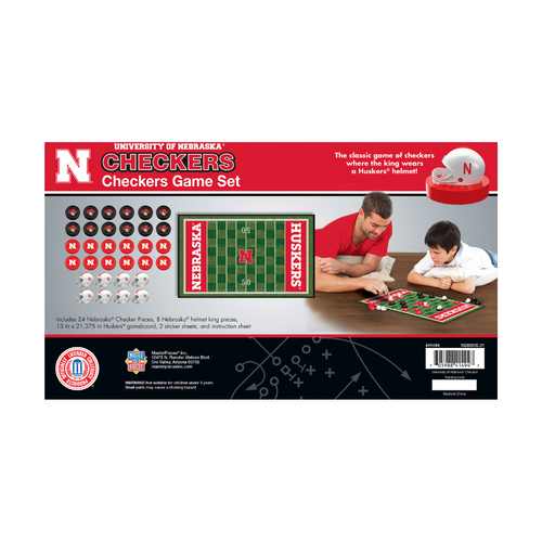 Nebraska Huskers Checkers - NEBRASKA