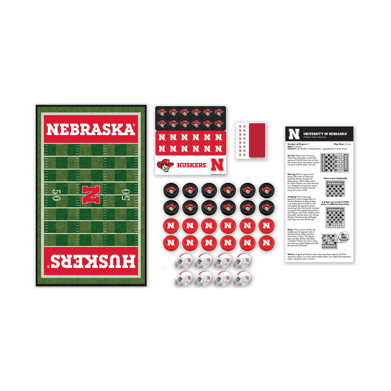 Nebraska Huskers Checkers - NEBRASKA