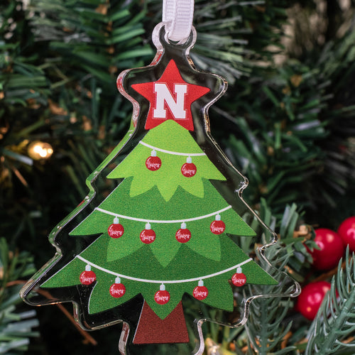 Nebraska Huskers Christmas Tree Ornament - NEBRASKA