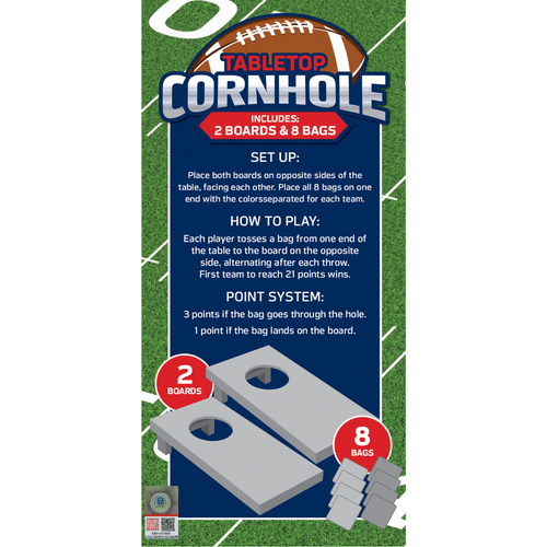 Nebraska Huskers Desktop Cornhole Game - NEBRASKA