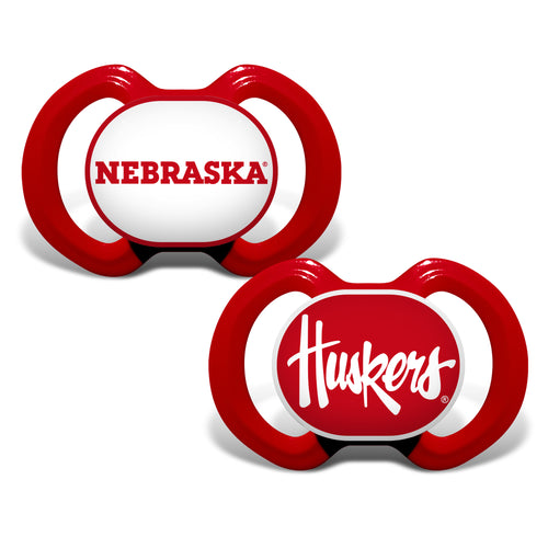 Nebraska Huskers Infant Pacifier 2-Pack - NEBRASKA