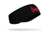 Nebraska Huskers Junk Script Logo Ear Warmer - BLACK