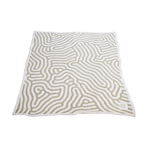 Nebraska Huskers Luxe Dreams Throw 50x60 - NEBRASKA