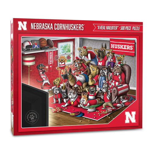 Nebraska Huskers Purebred Fans 500-Piece Puzzle - NEBRASKA