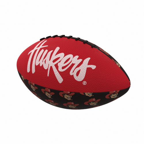 Nebraska Huskers Repeating Mini Football - NEBRASKA