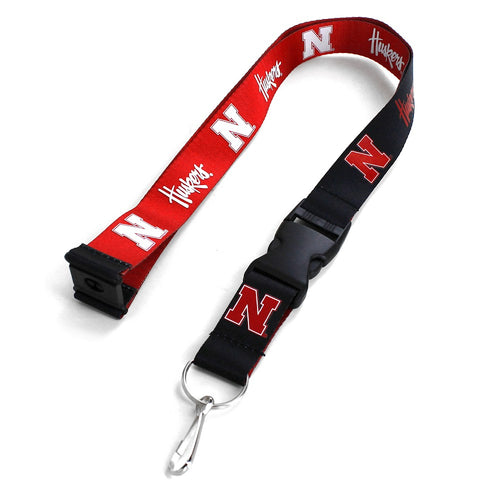 Nebraska Huskers Reversible Lanyard - NEBRASKA