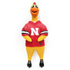Nebraska Huskers Rubber Chicken Toy - UNEB