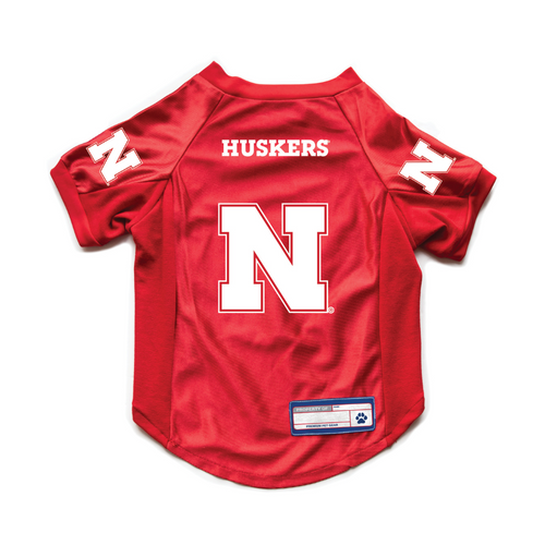 Nebraska Huskers Stretch Pet Jersey - UNEB