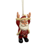 Nebraska Huskers Touchdown Santa Ornament - NEBRASKA