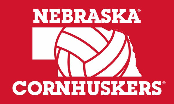 Nebraska Huskers Vollebyall 3' x 5' State Flag - NEBRASKA