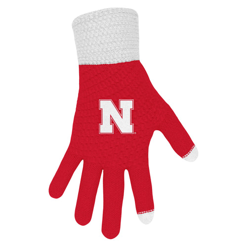 Nebraska Huskers Waffle Knit Glove - UNEB