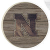 Nebraska Huskers Woodgrain Car Coaster - NEBRASKA