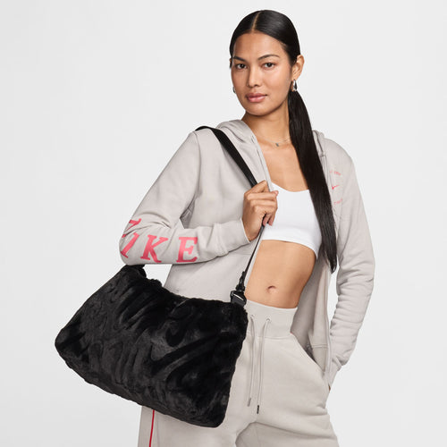 Nike Faux Fur Tote - 010 - BLACK