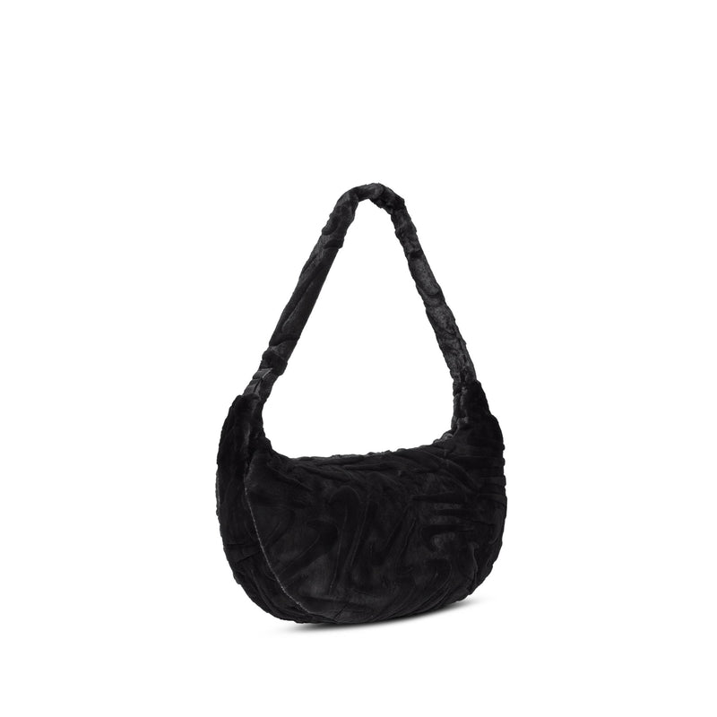 Nike Sportswear Faux Fur Slouchy Bag - 010 - BLACK