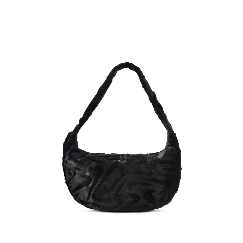 Nike Sportswear Faux Fur Slouchy Bag - 010 - BLACK