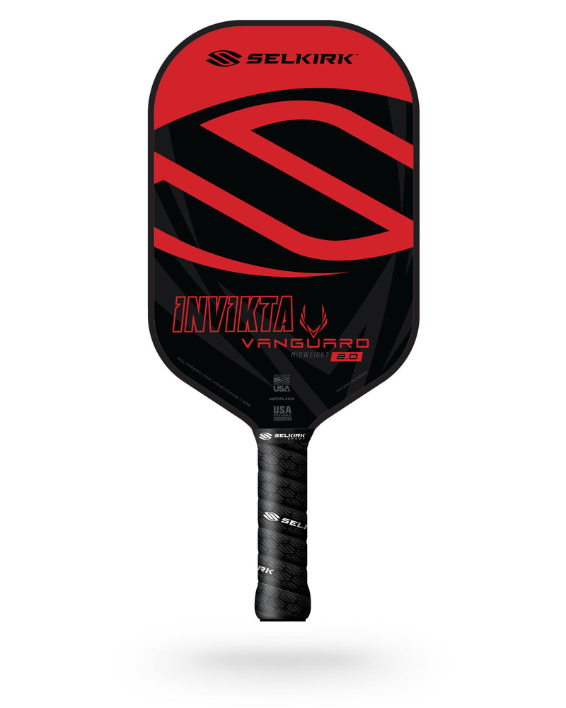 Selkirk Vanguard 2.0 Hybrid Invikta Midweight Pickleball Paddle - CRIMSONB