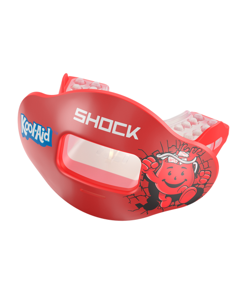 Shock Doctor Max Airflow Kool-Aid Flavored Lip Guard Mouthguard - CHERRY