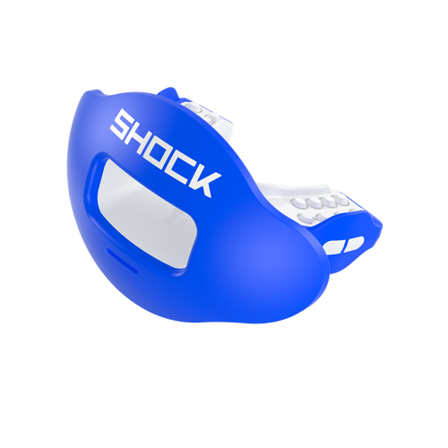 Shock Doctor Max Airflow Lip Guard Mouthguard - ROYAL/WHITE