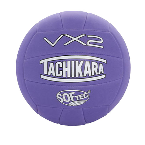 Tachikara VX2 SofTec Solid Rec Volleyball - PURPLE