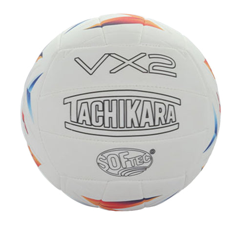 Tachikara VX2 SofTec Spark Rec Volleyball - WHITE