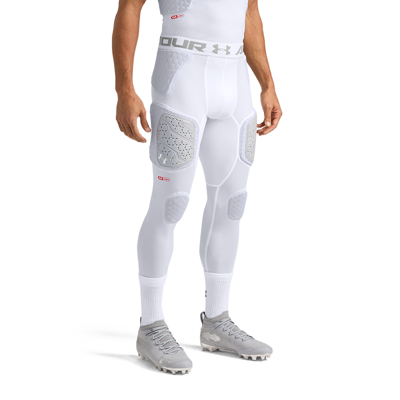 Under Armour Game Day Pro 7-Pad 3/4 Tight - WHITE