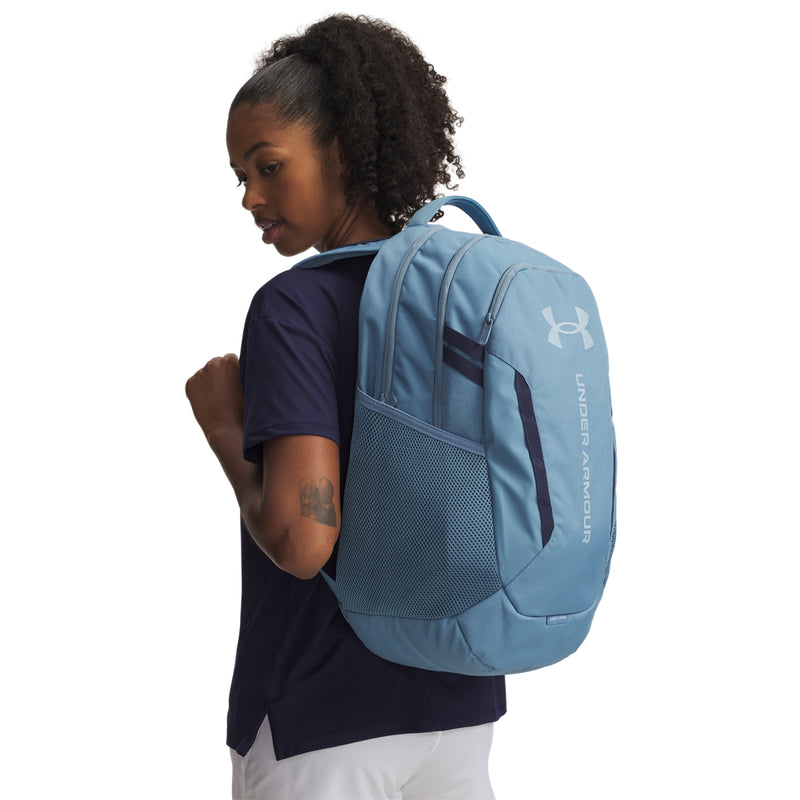 Under Armour Hustle 6.0 Backpack - 418 - BLUE SMOKE