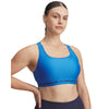Under Armour Mid Crossback Sports Bra - 402 - BLUE ATLANTIS