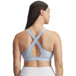 Under Armour Mid Crossback Sports Bra - 453 - BLUE CALM