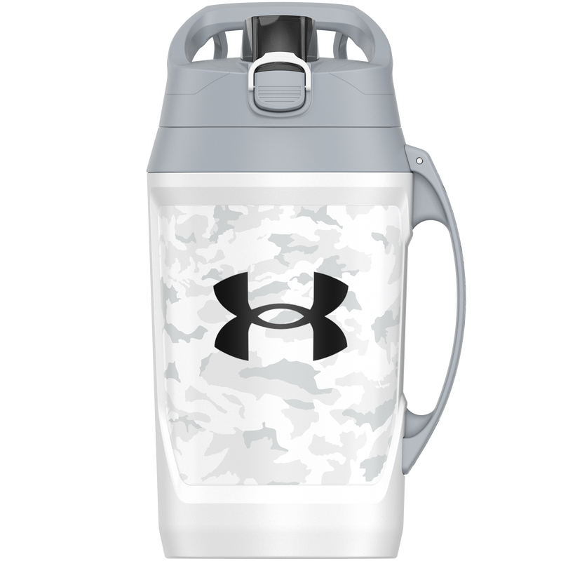 Under Armour Playmaker Printed 64oz Water Jug - 923WHT