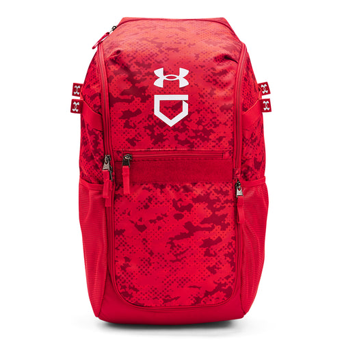 Under Armour Utility Print Baseball/Softball Batpack Backpack - 602 - RED