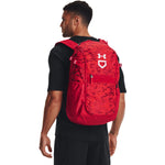 Under Armour Utility Print Baseball/Softball Batpack Backpack - 602 - RED