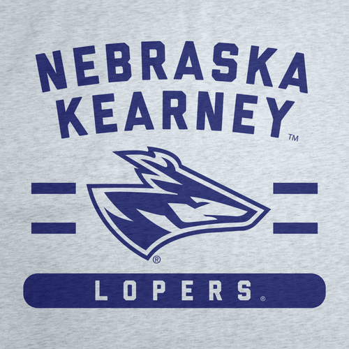 University of Nebraska Kearney UNK Lopers Sweatshirt Blanket - CHARCOAL