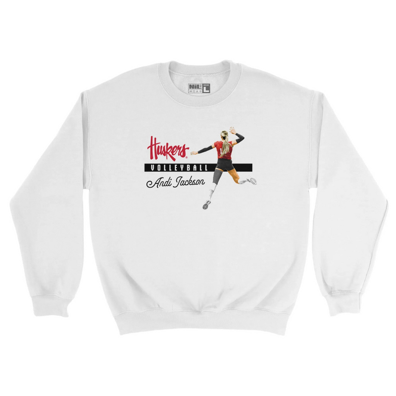 Women's/Men's Nebraska Huskers Andi Jackson Illustrated Sweatshirt