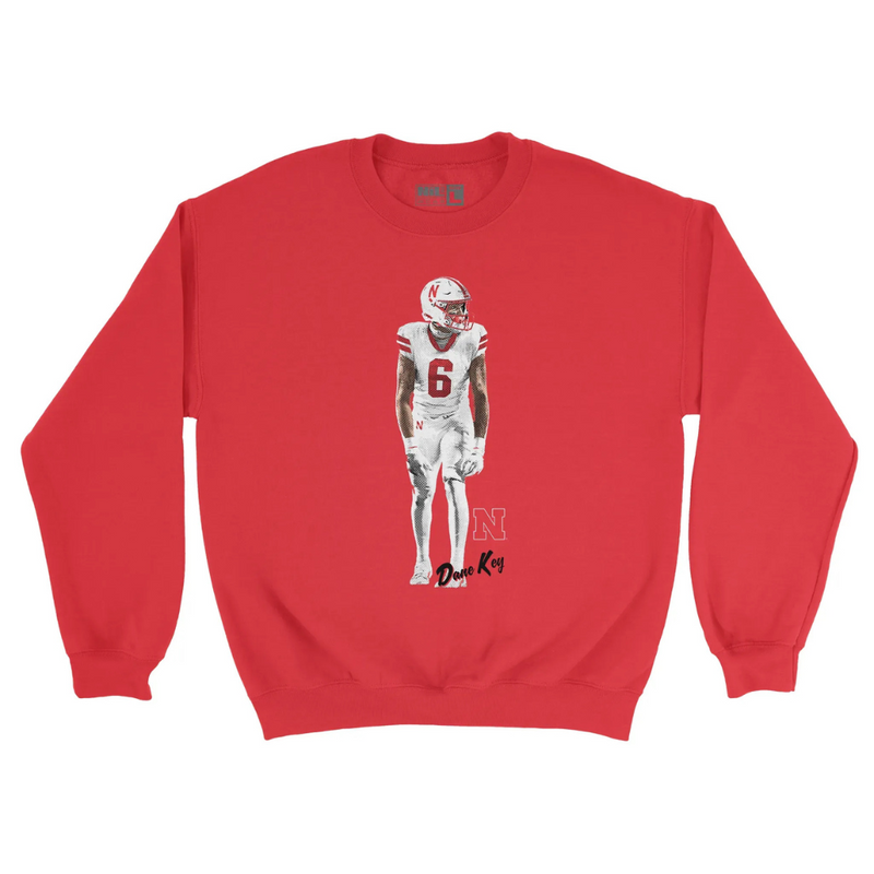 Men's/Women's Nebraska Huskers Dane Key 'Key To The Game' Sweatshirt