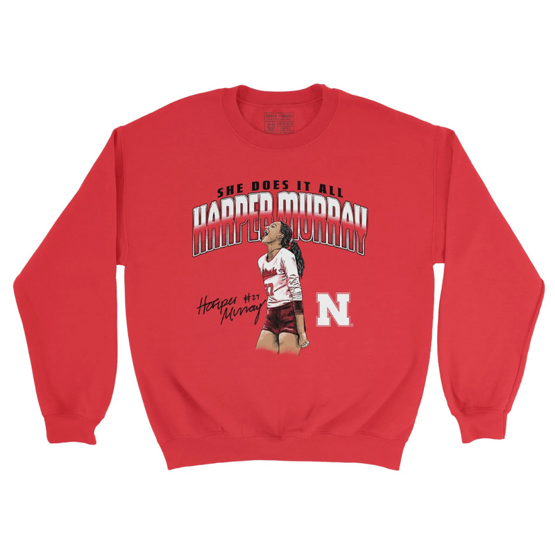 Women's/Men's Nebraska Huskers Harper Murray Do It All Sweatshirt