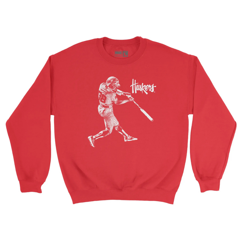Women's/Men's Nebraska Huskers Jordy Bahl Illustrated Sweatshirt