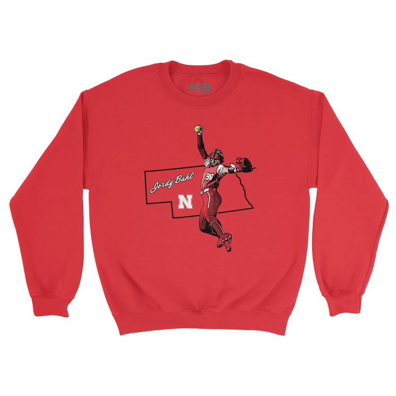 Women's/Men's Nebraska Huskers Jordy Bahl Hometown Hero Sweatshirt