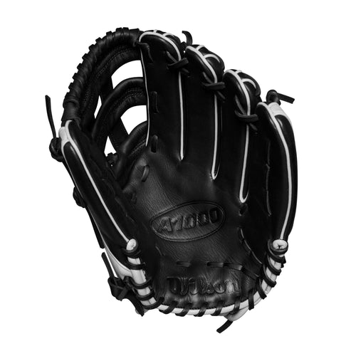 Wilson A1000 1750 12.5" Outfield Baseball Glove - BLACK