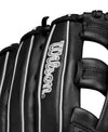 Wilson A1000 1750 12.5" Outfield Baseball Glove - BLACK