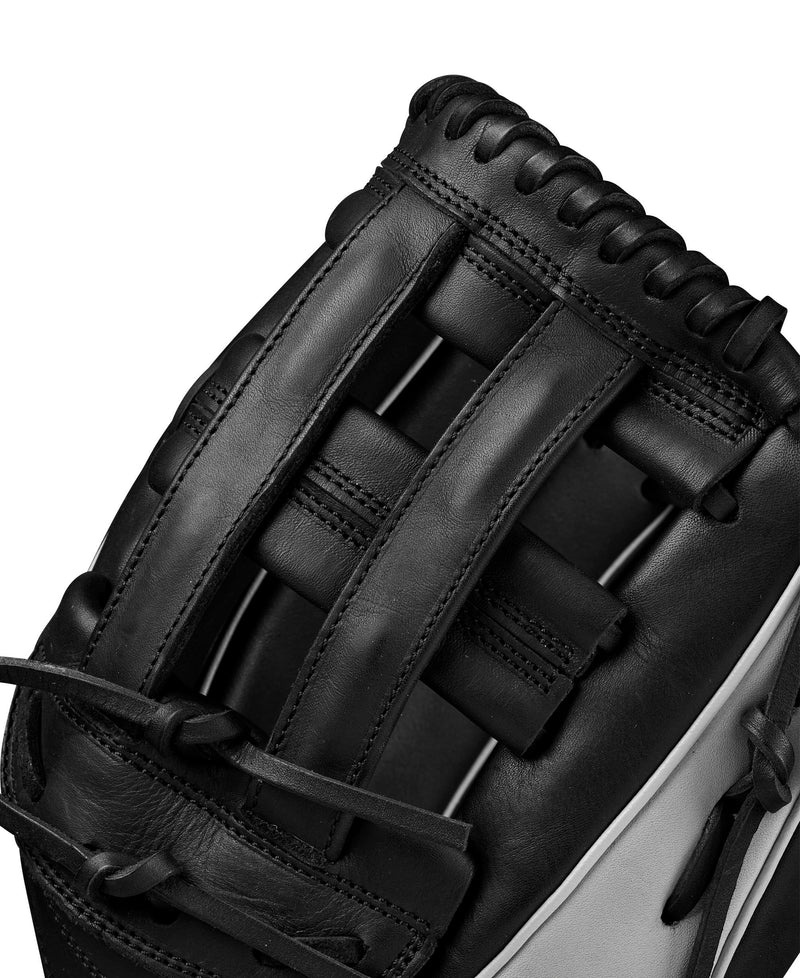Wilson A1000 1750 12.5" Outfield Baseball Glove - BLACK
