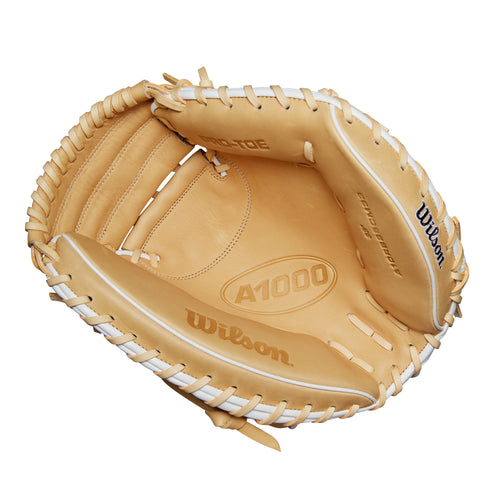 Wilson A1000 CM33 33" Baseball Catcher's Mitt - BLONDE