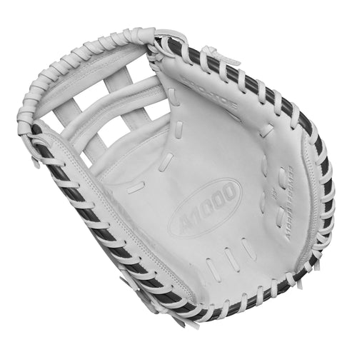 Wilson A1000 CM33 33" Fastpitch Softball Catcher's Mitt - WHITE/BLACK
