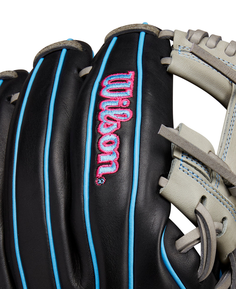 Wilson A1000 DP15 11.5" Infield Baseball Glove - Left Handed Throwing - BLACK
