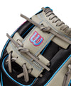 Wilson A1000 DP15 11.5" Infield Baseball Glove - Left Handed Throwing - BLACK