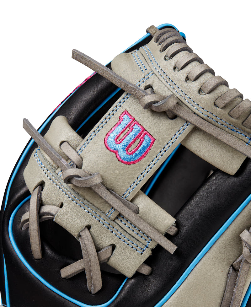 Wilson A1000 DP15 11.5" Infield Baseball Glove - Left Handed Throwing - BLACK