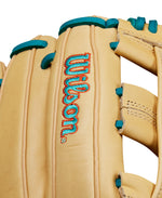 Wilson A1000 DW5 12" Infield Baseball Glove - Left Handed Throwing - BLONDE