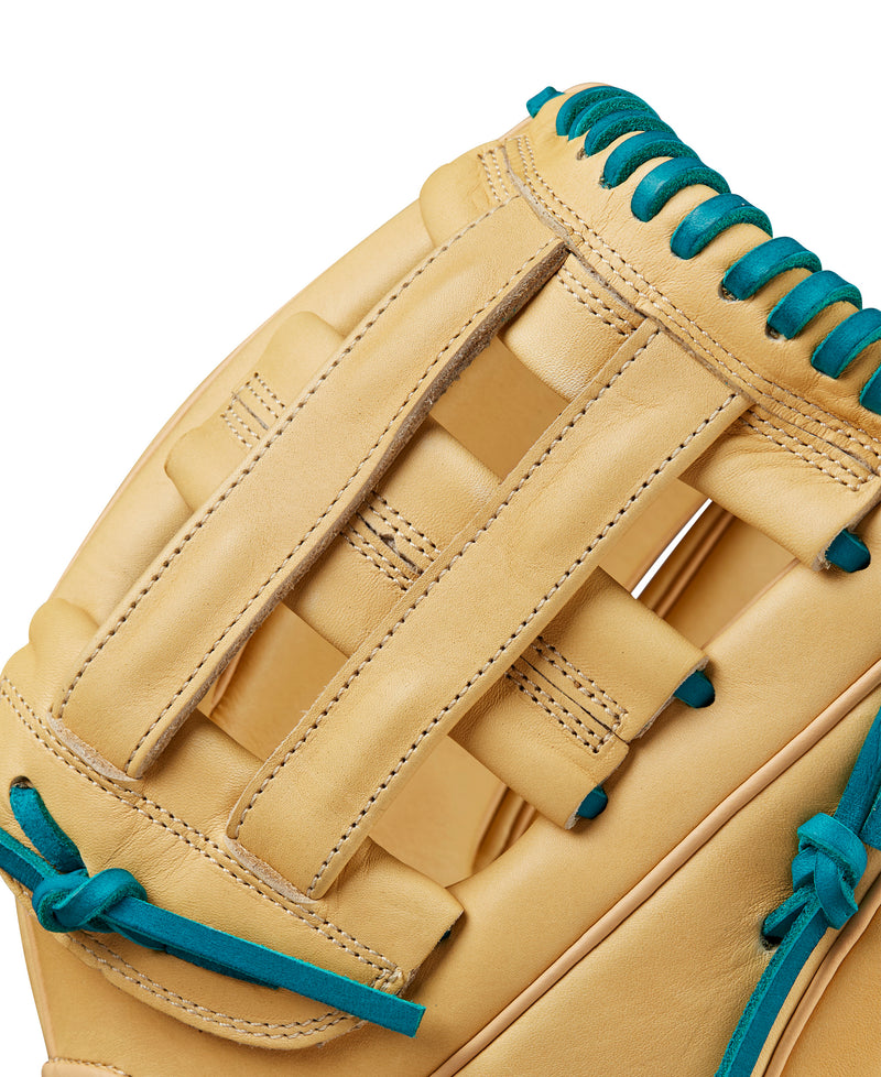 Wilson A1000 DW5 12" Infield Baseball Glove - Left Handed Throwing - BLONDE