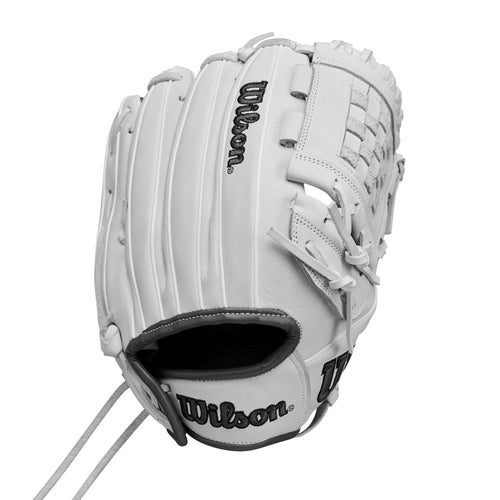 Wilson A1000 P12 12" Pitcher's Fastpitch Softball Glove - Left Throwing Hand - STEELGRY